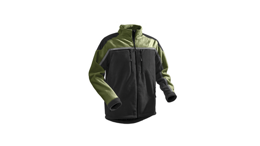 Jobby Colour Fleece Jacket Pfanner NERO/VERDE