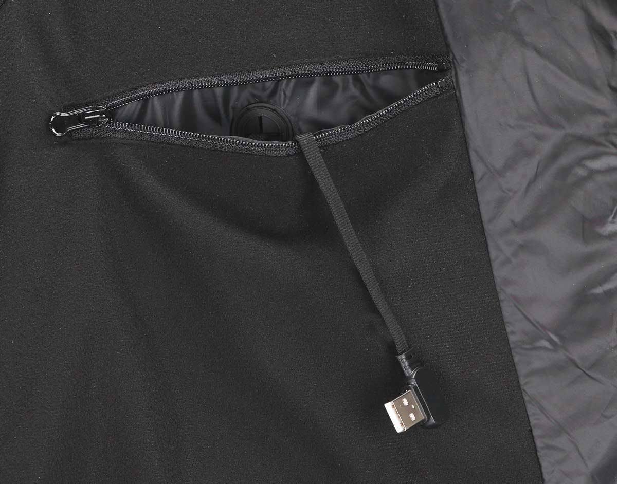 Nuclor gilet piumino imbottito riscaldabile S