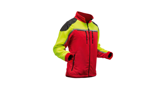 Jobby Colour Fleece Jacket Pfanner ROSSO/GIALLO