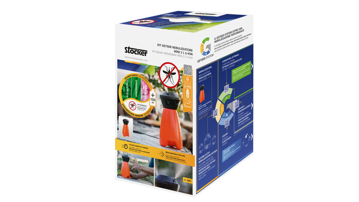 Kit Geyser Nebulizzatore Mini 2 L con Florifens