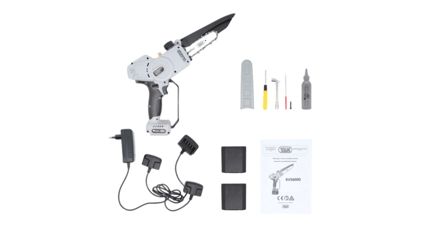 POTATORE A BATTERIA VOLPI KVS6000 CON BARRA DA 6"