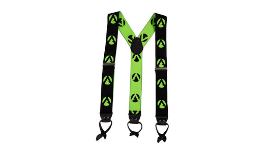 Bretelle per pantaloni - Nero-Lime