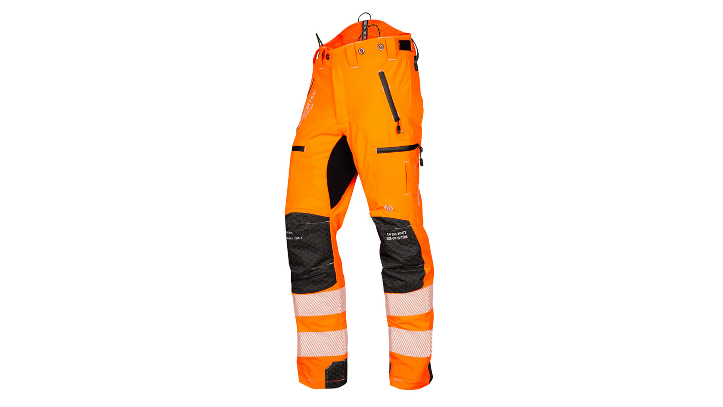 Pantalone antitaglio Breatheflex Pro Classe 1 (20 ms) - Arancione alta visibilità