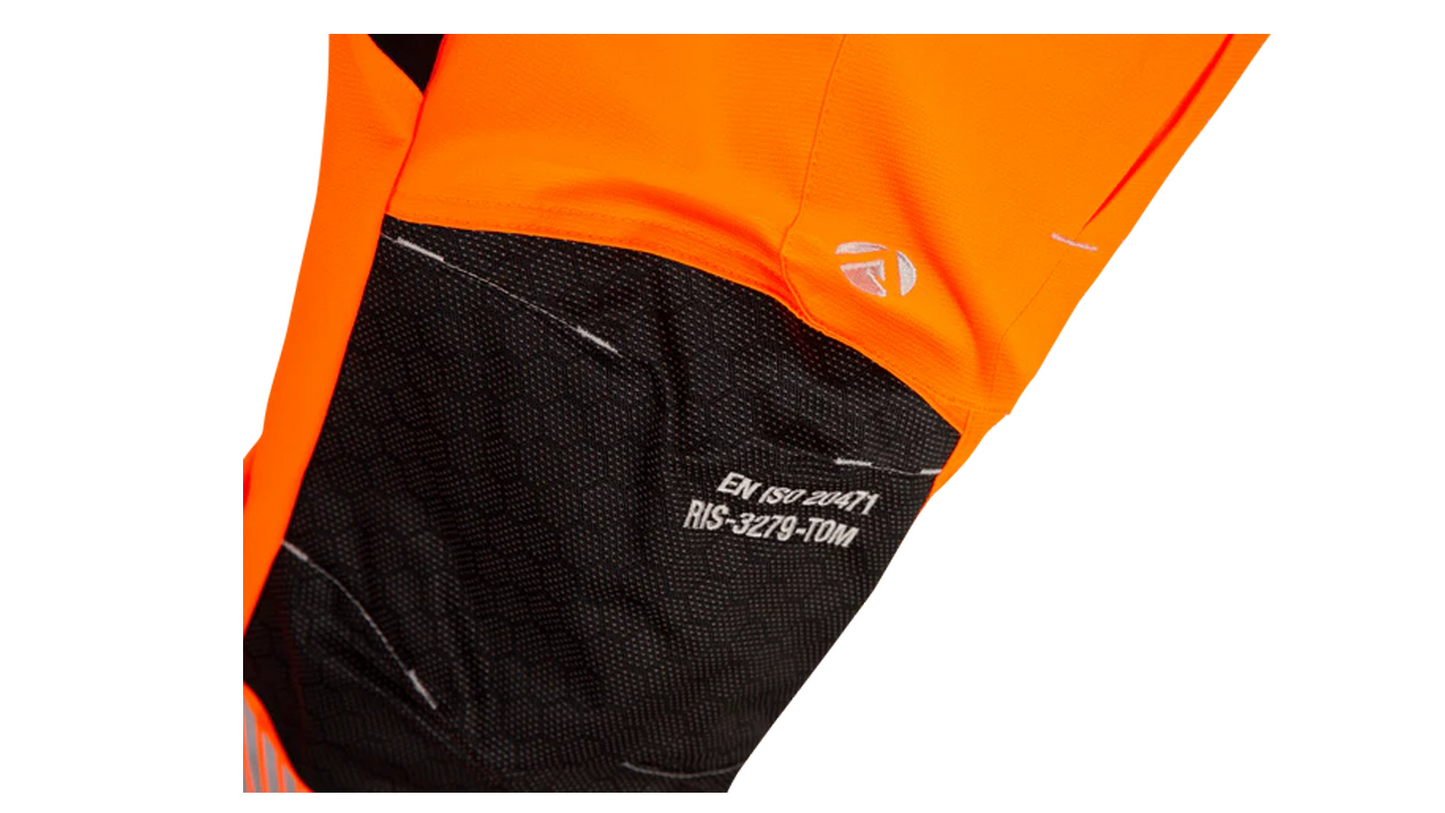 Pantalone antitaglio Breatheflex Pro Classe 1 (20 ms) - Arancione alta visibilità