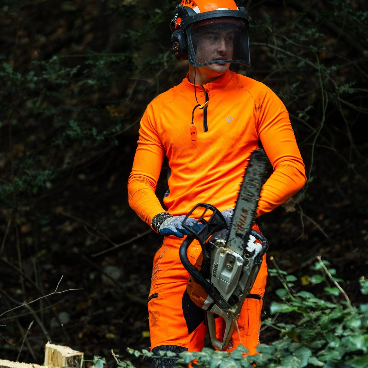 T-shirt tecnica Performance T manica lunga Arancione Arbortec
