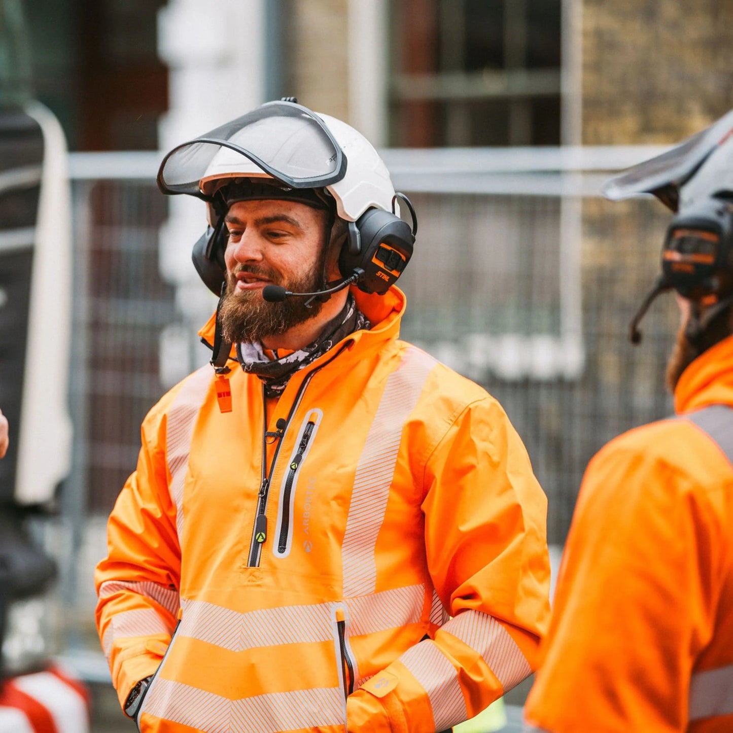 Giacca impermeabile Breathedry - Arancione Hi-Vis