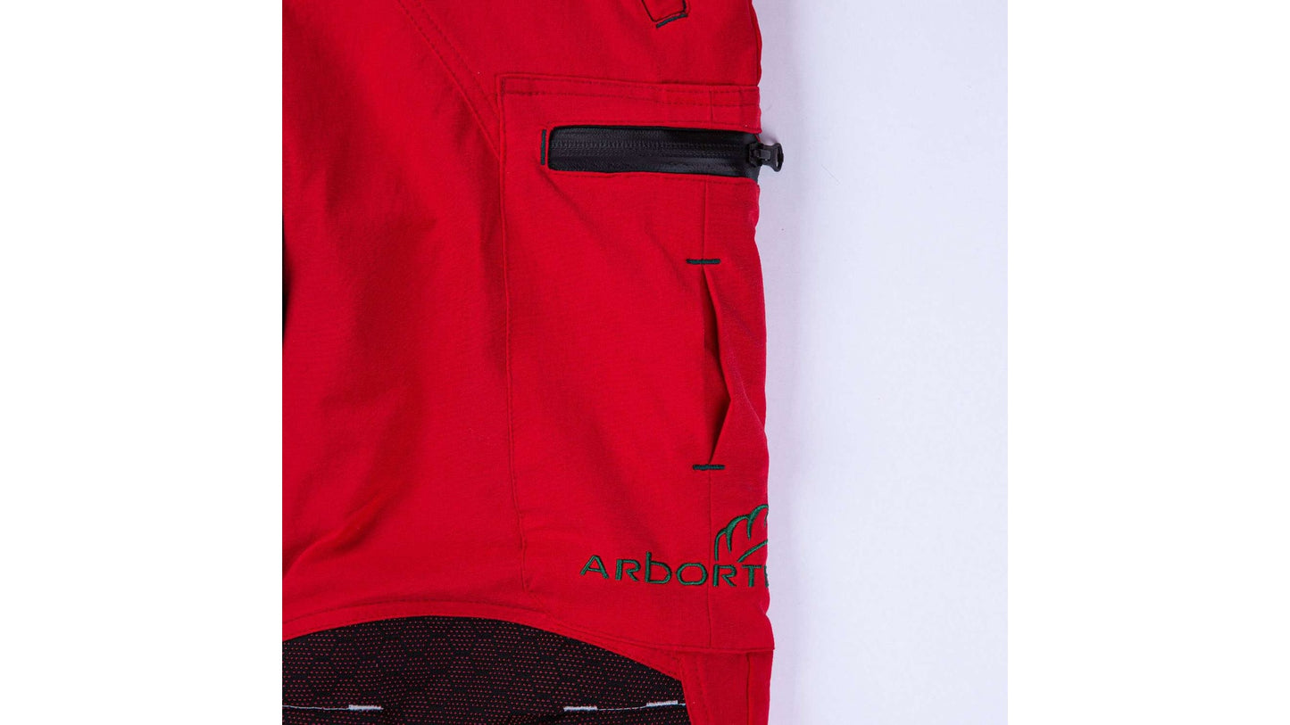 Pantalone antitaglio Breatheflex Pro Freestyle Classe 1 (20 ms) - Rosso