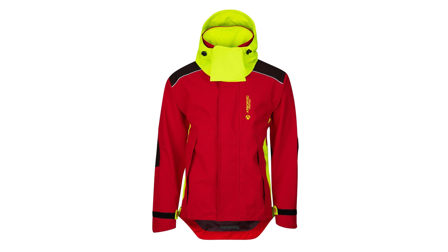 Giacca impermeabile full-zip Breathedry HD - Rosso-Giallo
