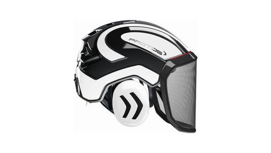 Casco PFANNER Protos Integral Forest senza sottogola Bianco e Nero