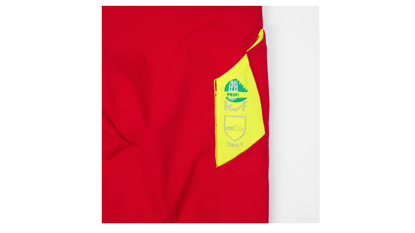 Pantalone antitaglio Breatheflex Classe 1 (20 ms) - Rosso