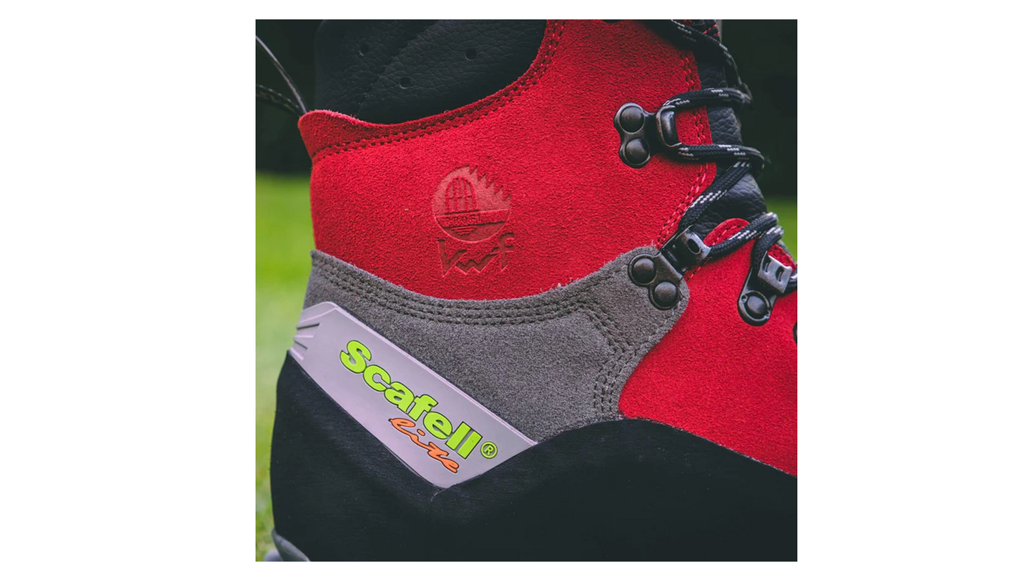 Scarpone antitaglio Scafell Lite Classe 2 (24 ms) - Rosso