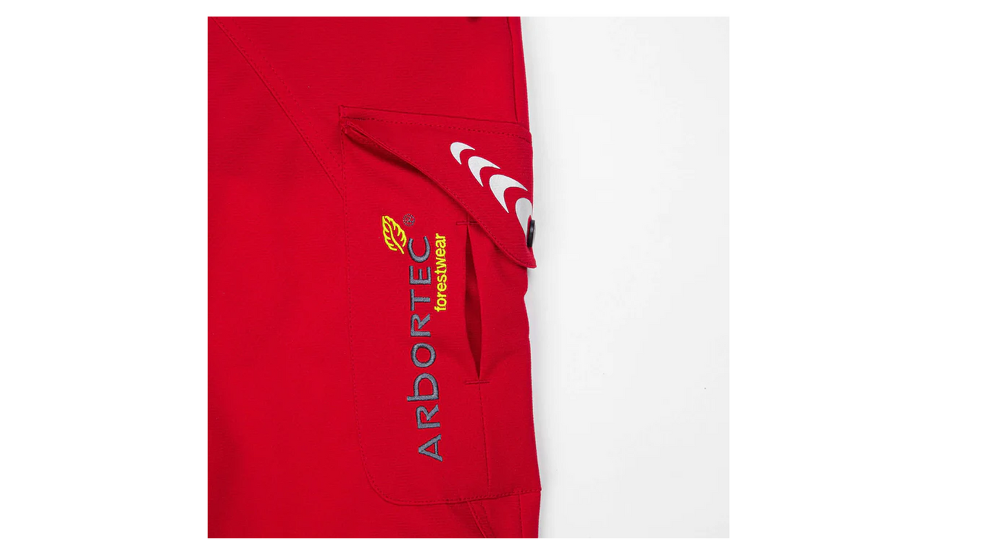 Pantalone antitaglio Breatheflex Classe 1 (20 ms) - Rosso