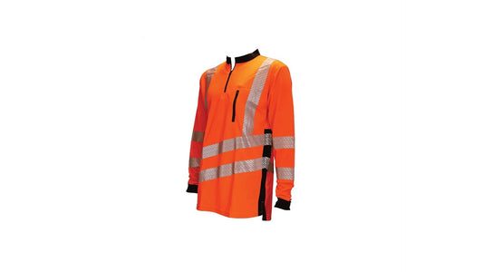 T-Shirt manica lunga alta visibilità - Arancione Hi-Vis