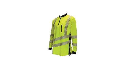 T-Shirt manica lunga alta visibilità - Giallo Hi-Vis