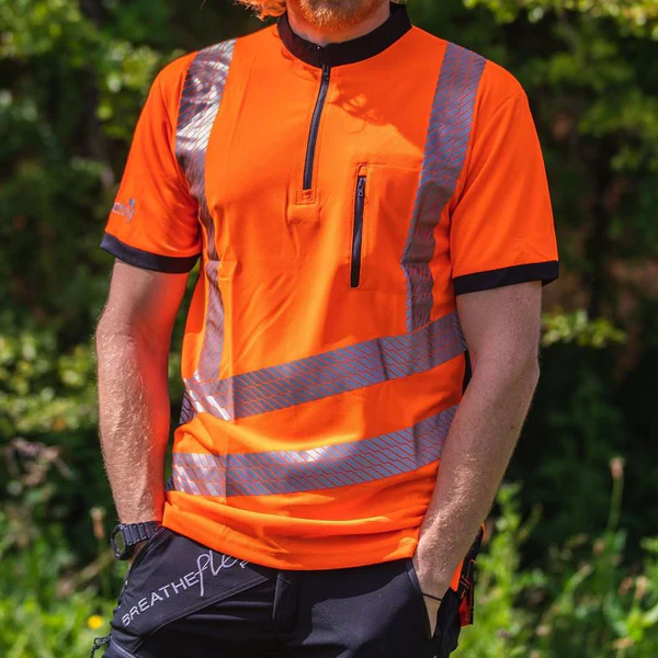 T-Shirt alta visibilità - Arancione Hi-Vis