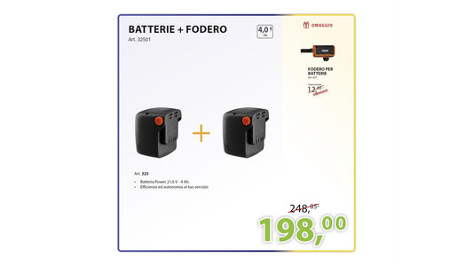 KIT 2 BATTERIE 4 Ah