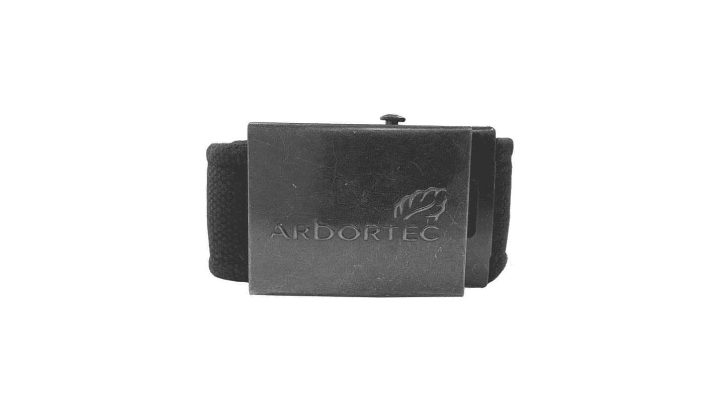 Cintura in tessuto con logo Arbortec - Nero