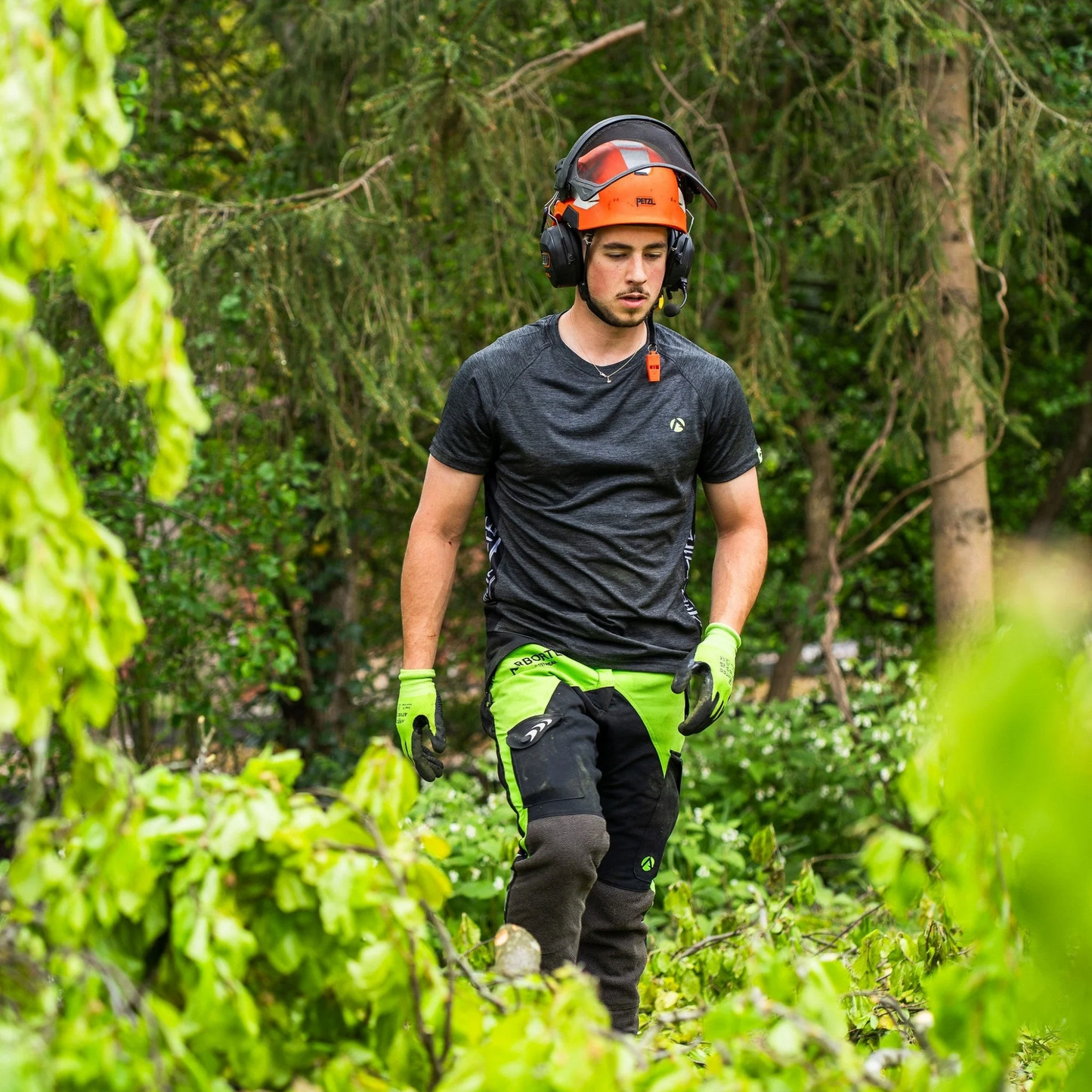 Pantalone antitaglio Breatheflex Classe 2 - Lime/Nero