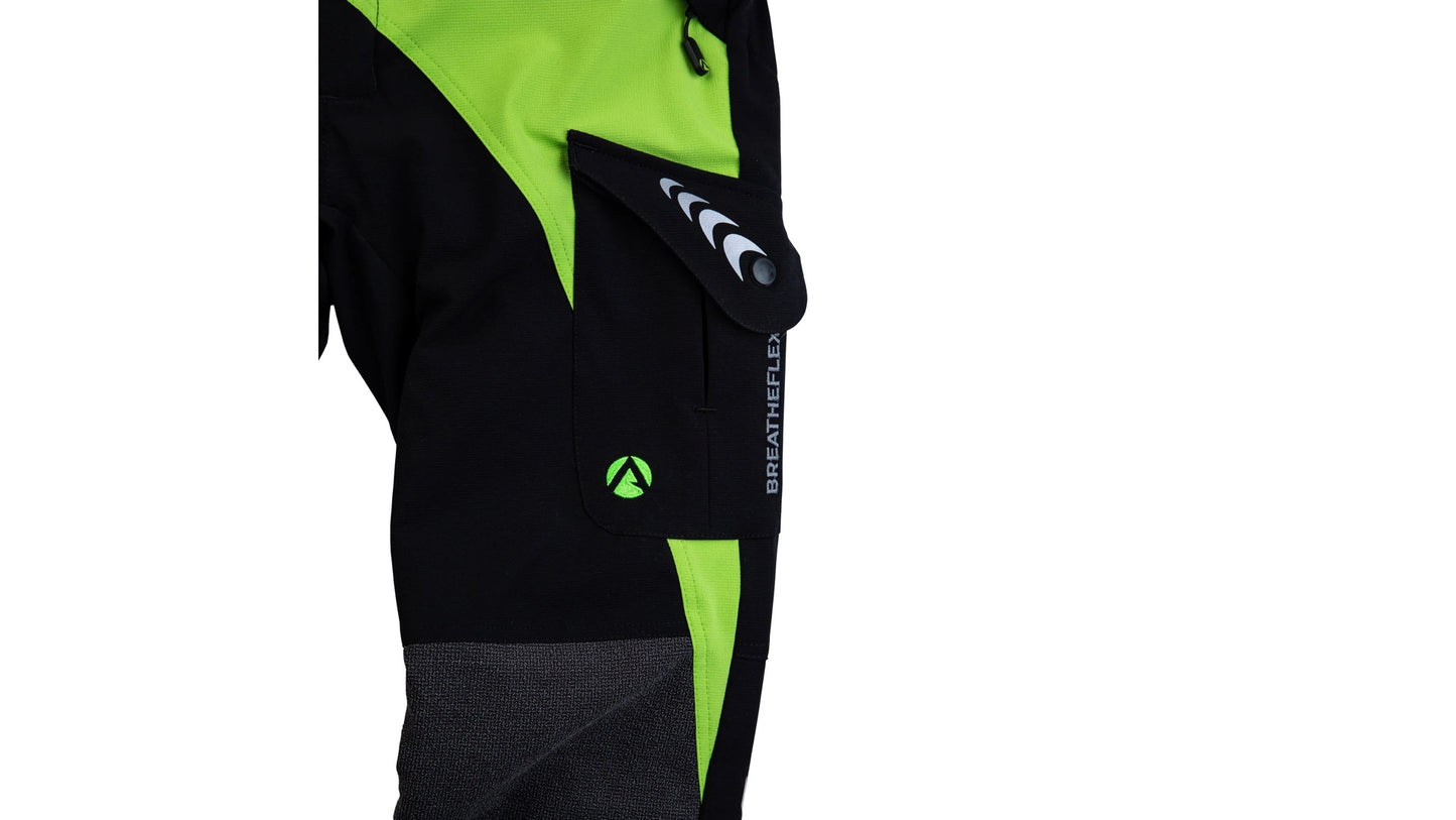 Pantalone antitaglio Breatheflex Classe 2 - Lime/Nero