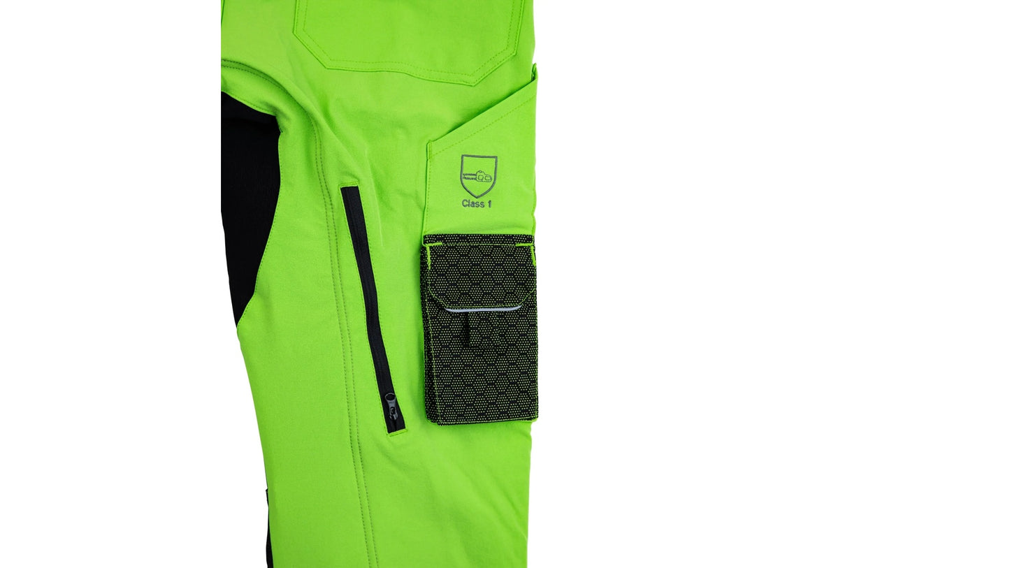 Pantalone antitaglio Deep Forest Classe 1 (20 ms) - Lime
