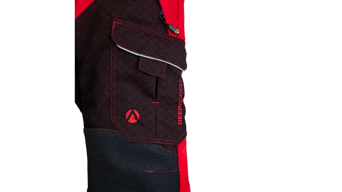 Pantalone antitaglio Deep Forest Classe 1 (20 ms) - Rosso