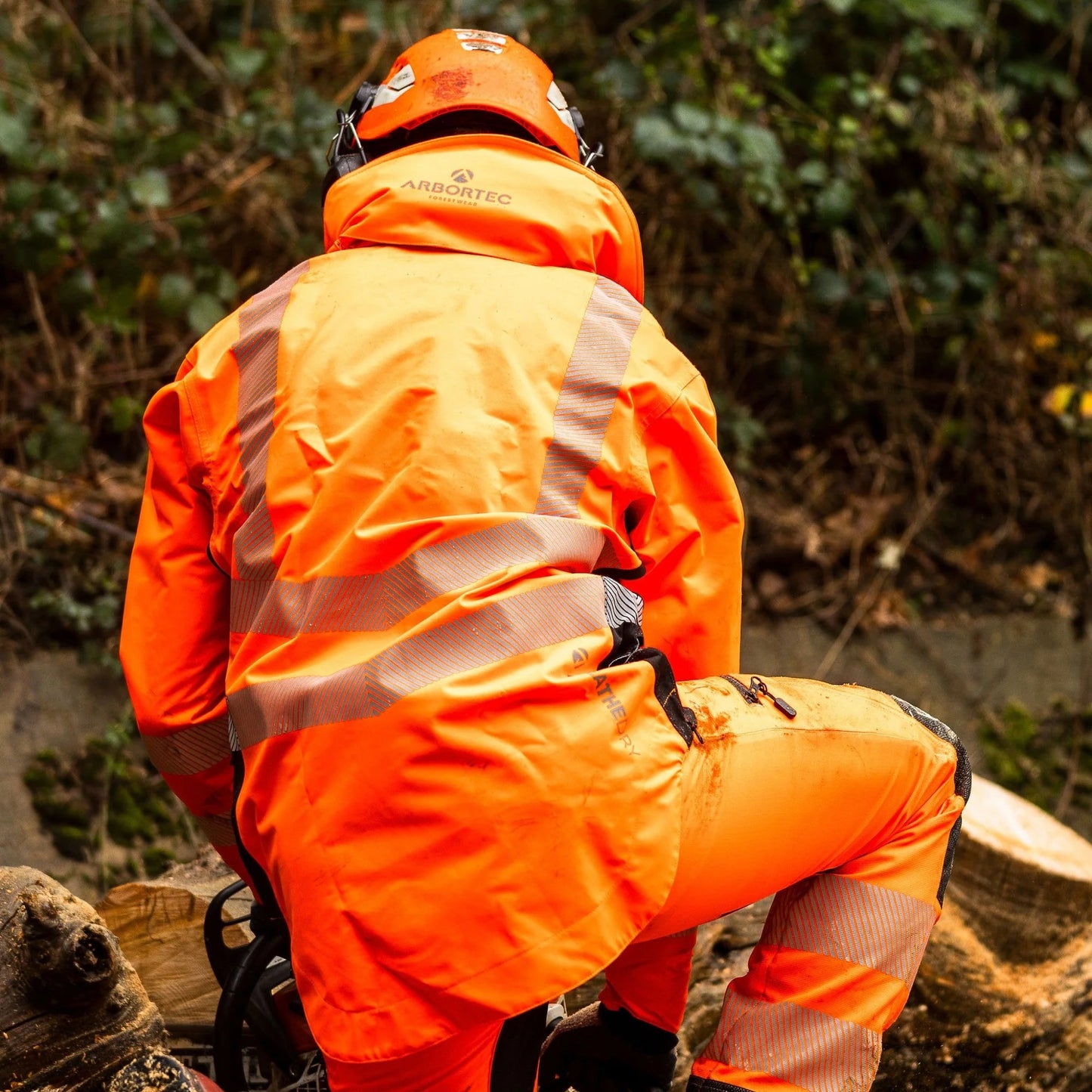 Giacca impermeabile Breathedry - Arancione Hi-Vis