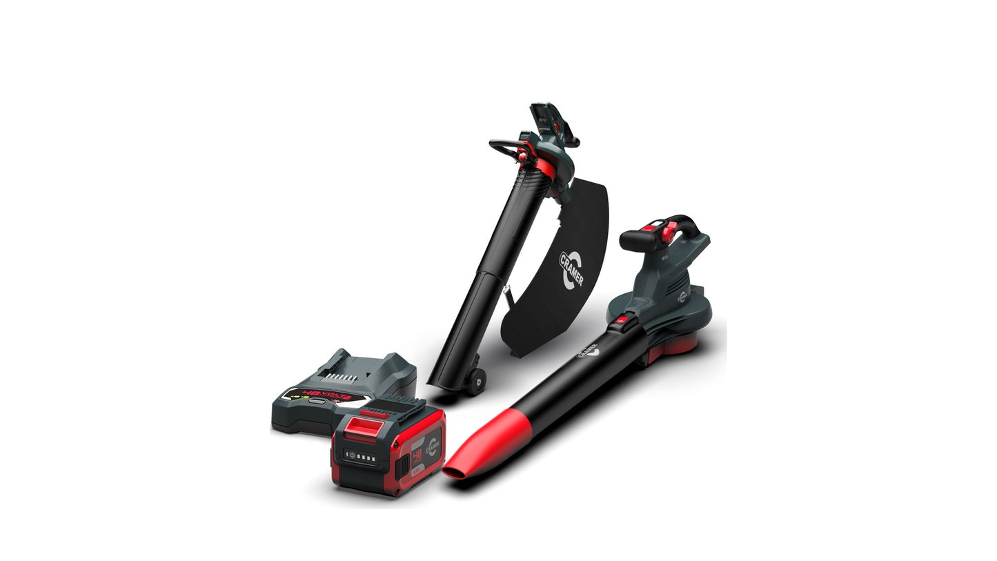 Soffiatore e aspiratore Cramer 800W 48V