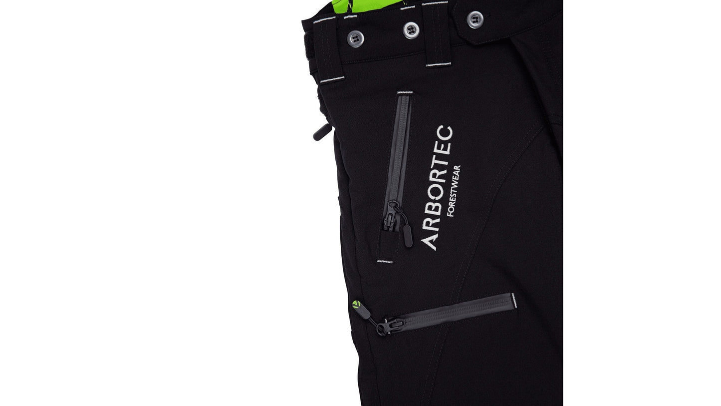 Pantalone antitaglio Breatheflex Pro Freestyle Classe 1 (20 ms) - Nero