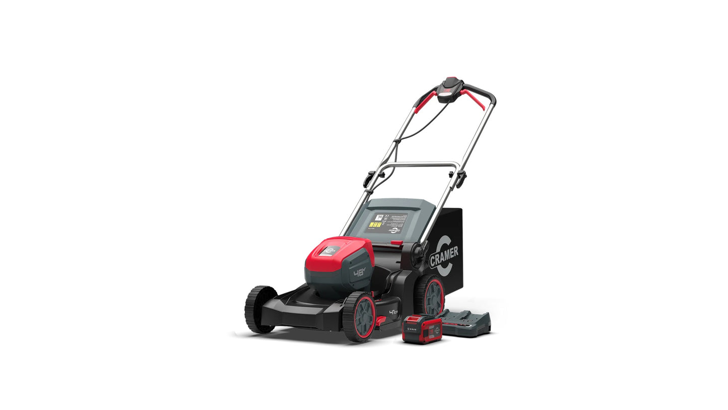 Rasaerba Cramer 41cm 48V con batteria 4Ah