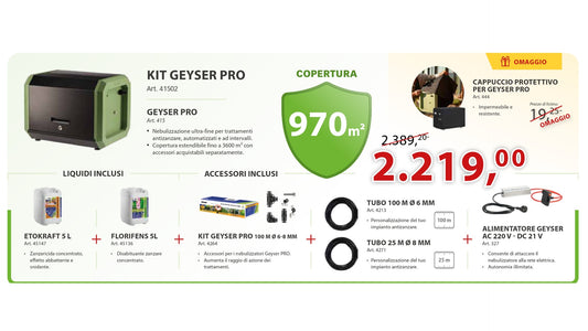 KIT STOCKER GEYSER PRO 970 m²