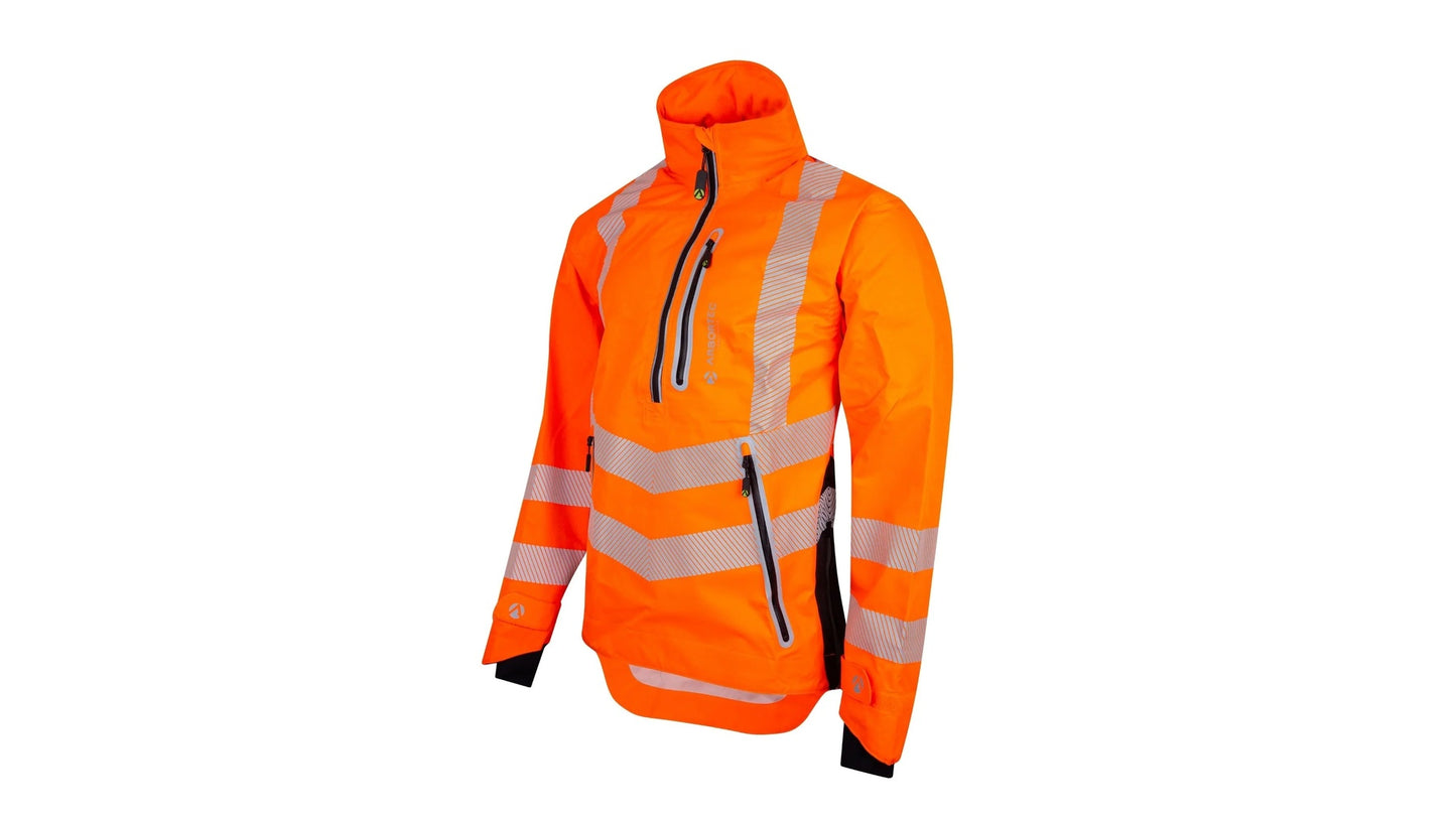Giacca impermeabile Breathedry - Arancione Hi-Vis