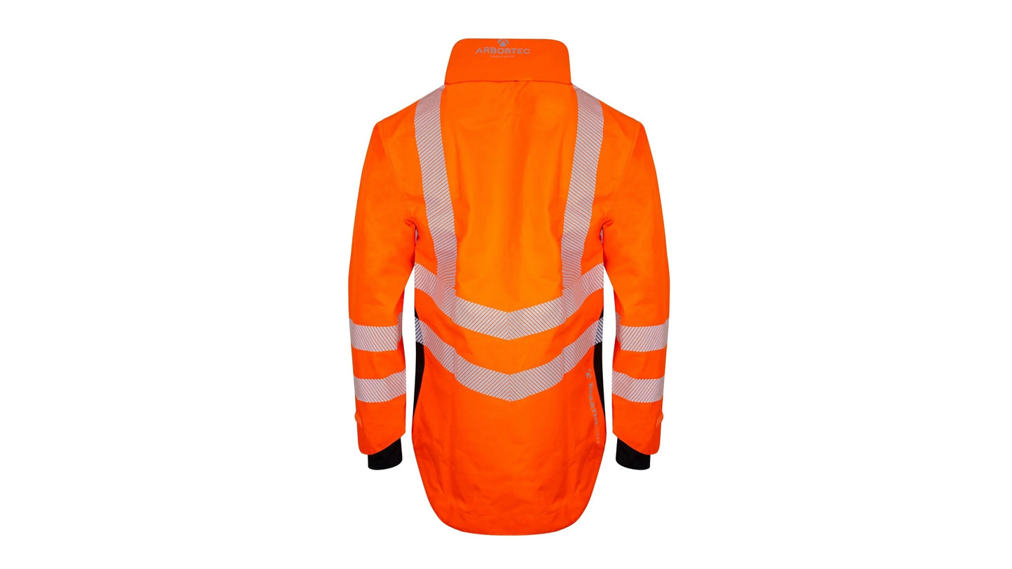 Giacca impermeabile Breathedry - Arancione Hi-Vis