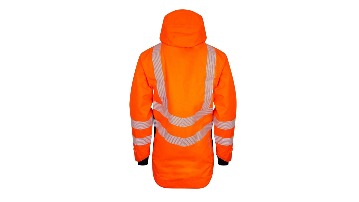 Giacca impermeabile Breathedry - Arancione Hi-Vis