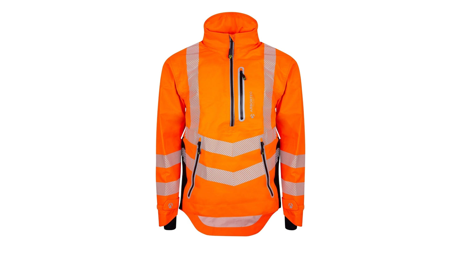 Giacca impermeabile Breathedry - Arancione Hi-Vis