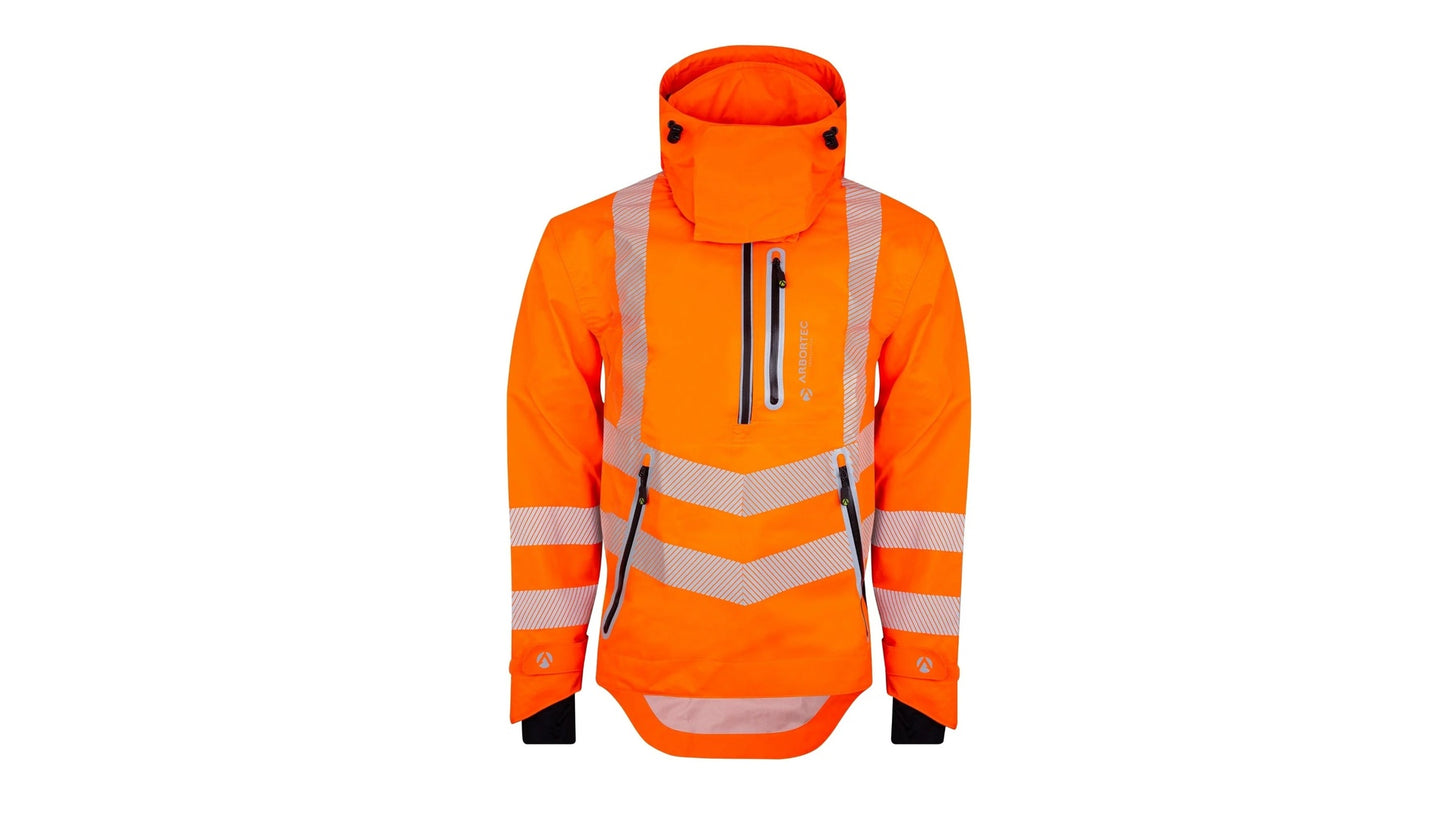 Giacca impermeabile Breathedry - Arancione Hi-Vis