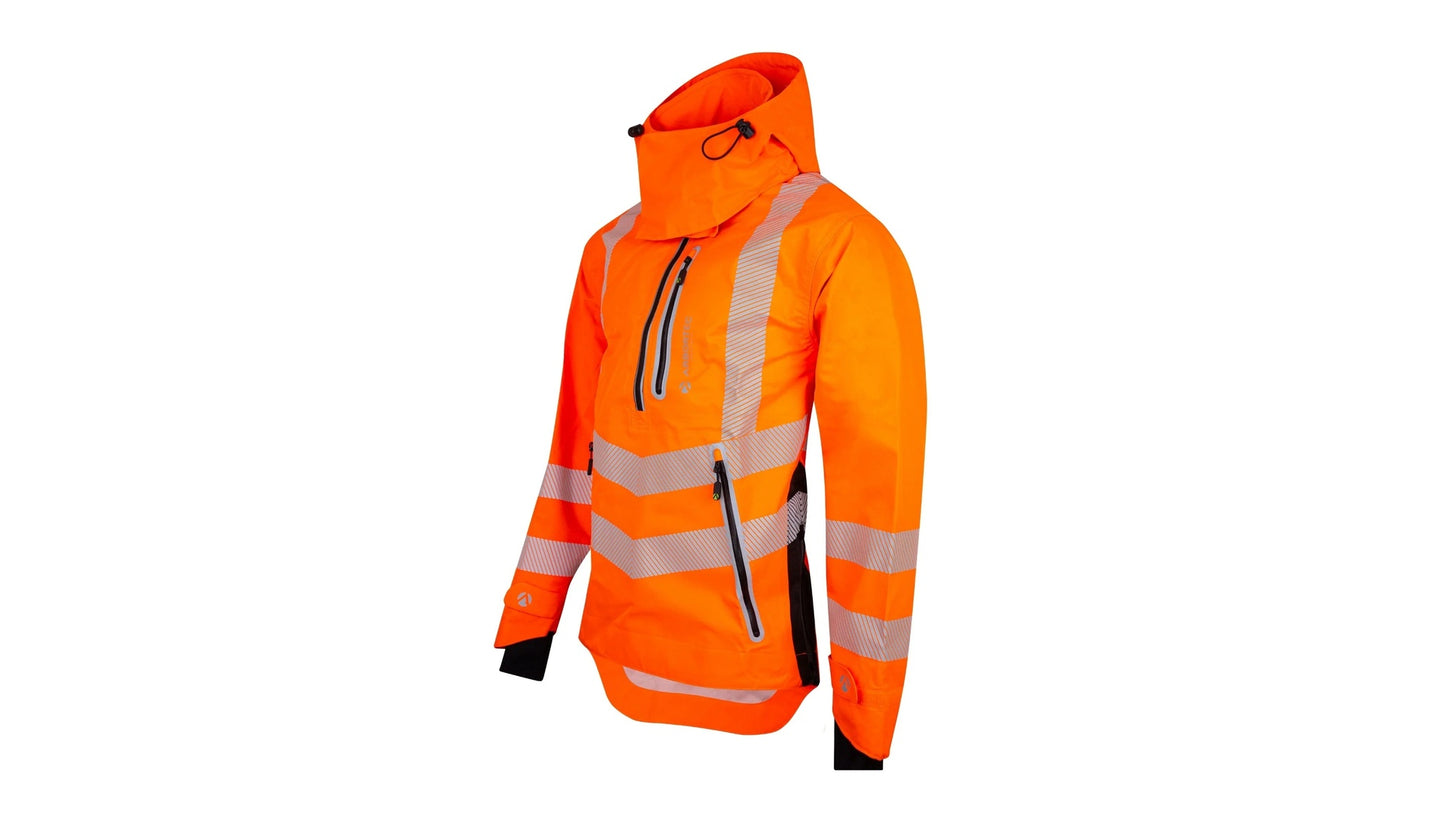 Giacca impermeabile Breathedry - Arancione Hi-Vis