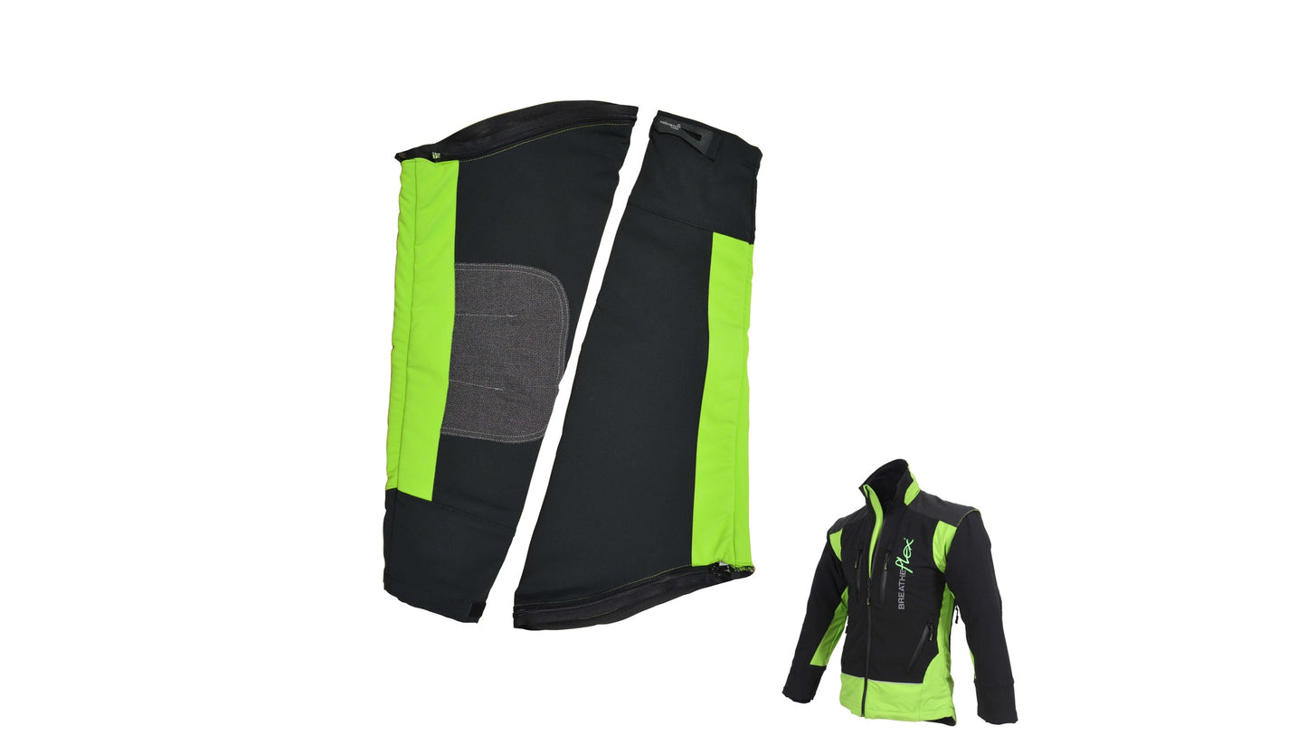 Manicotti antitaglio Classe 1 (20 ms) - Nero-Lime